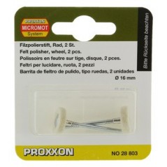 PROXXON 28803 FIG.19FELTRI A RUOTA (2 PZ)