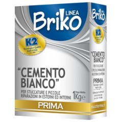 LINEA BRIKO CEMENTO BIANCO DA KG. 1