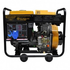 GEN-D6EM - Generatore di corrente 6kw diesel - gruppo elettrogeno avviamento elettrico-manuale - 