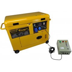 GEN-D6ES-ATS - Generatore di corrente diesel 6 kw silenziato - gruppo elettrogeno avviamento elettrico - sistema ATS - 